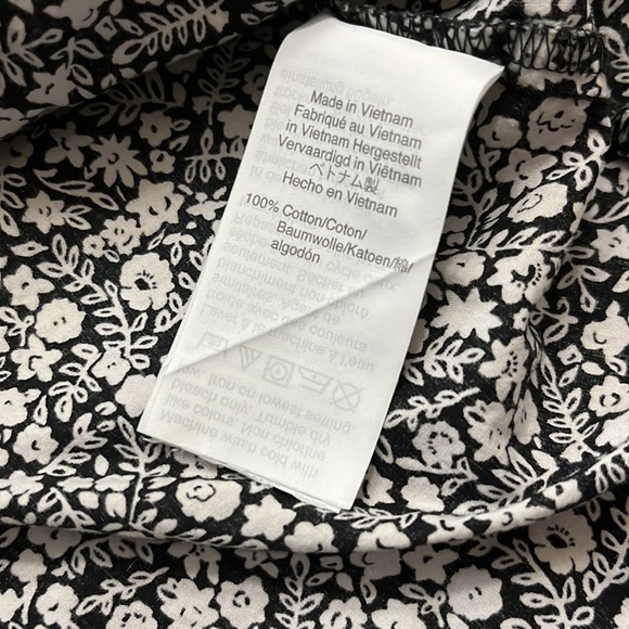 J. Crew Calico navy & white small floral print button down shirt Size XS - Picture 14 of 17